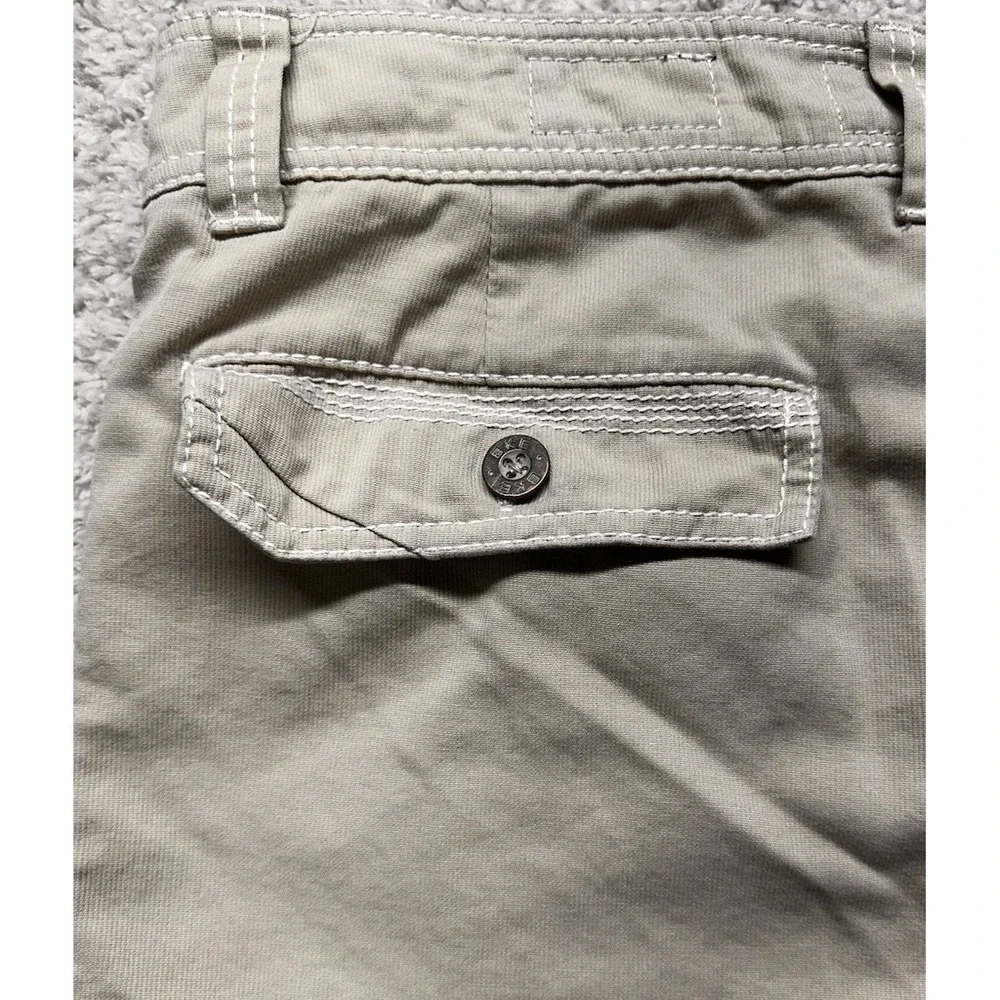 BKE BUCKLE STANDARD FIT‎ FLAT FRONT KHAKI SHORTS MENS 36 Pockets Casual - Picture 10 of 11